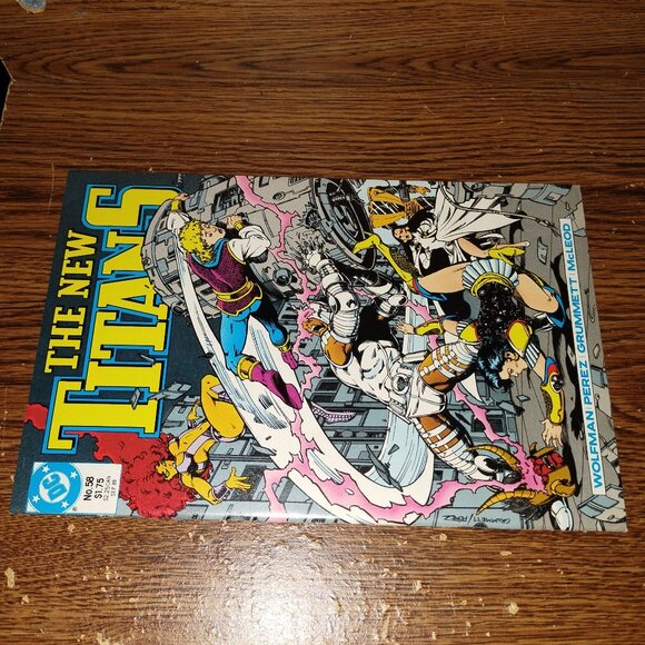 The New Teen Titans #58 (DC comics,1989) - Picture 3 of 3